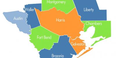Daerah peta Houston
