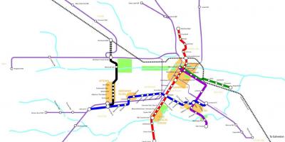 Metro rail Houston peta
