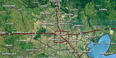 Radar peta Houston