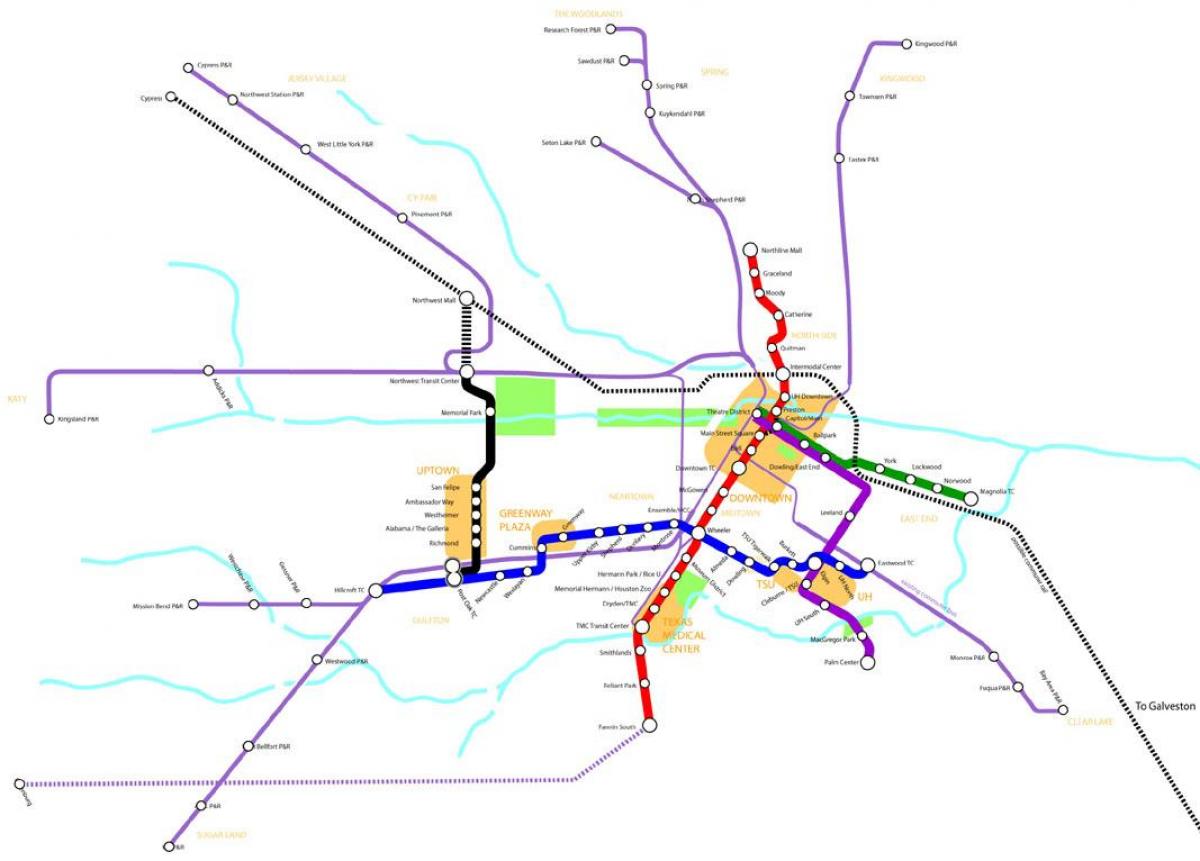metro rail Houston peta