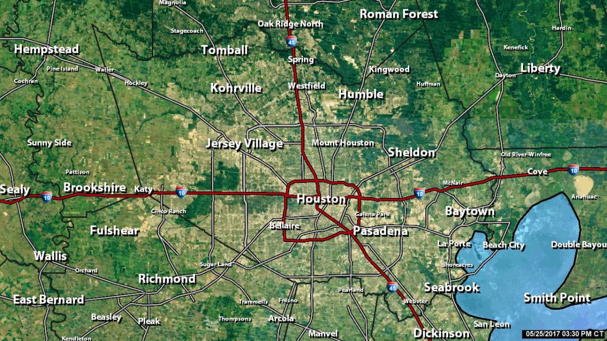 radar peta Houston